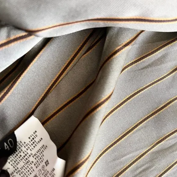 Etro Women's Wool Taupe Multi Floral Print Button Front Blazer Jacket NWT - Picture 9 of 10